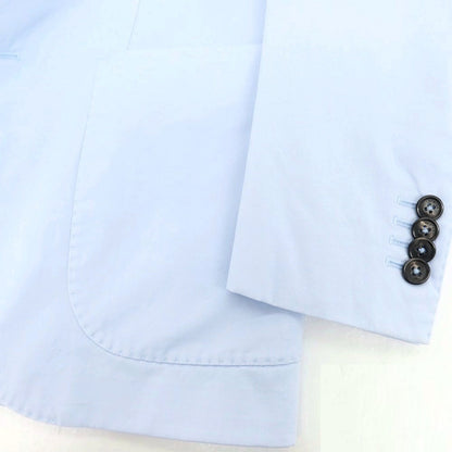 【新品アウトレット】インコテックス スローウェア INCOTEX SLOWEAR ストレッチコットン 2つボタンスーツ ライトブルー【 44 】【 状態ランクN- 】【 メンズ 】