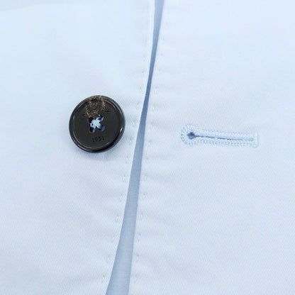 【新品アウトレット】インコテックス スローウェア INCOTEX SLOWEAR ストレッチコットン 2つボタンスーツ ライトブルー【 50 】【 状態ランクN- 】【 メンズ 】