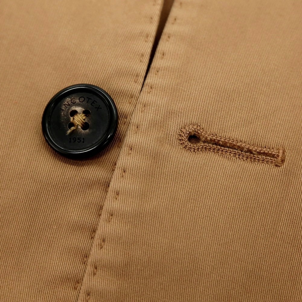 【新品】インコテックス スローウェア INCOTEX SLOWEAR 2つボタンスーツ ライトブラウン【 52 】【 状態ランクN 】【 メンズ 】