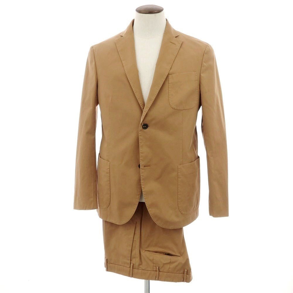 【新品】インコテックス スローウェア INCOTEX SLOWEAR 2つボタンスーツ ライトブラウン【 54 】【 状態ランクN 】【 メンズ 】