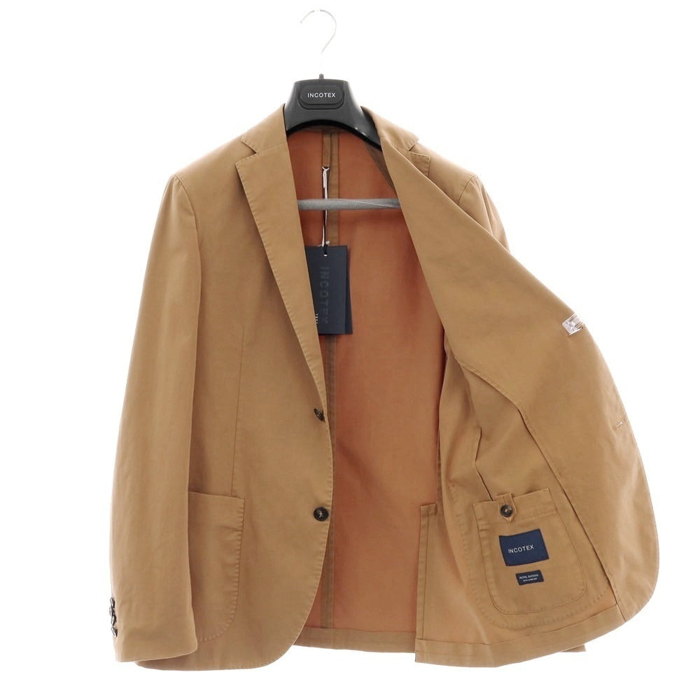 【新品】インコテックス スローウェア INCOTEX SLOWEAR 2つボタンスーツ ライトブラウン【 54 】【 状態ランクN 】【 メンズ 】