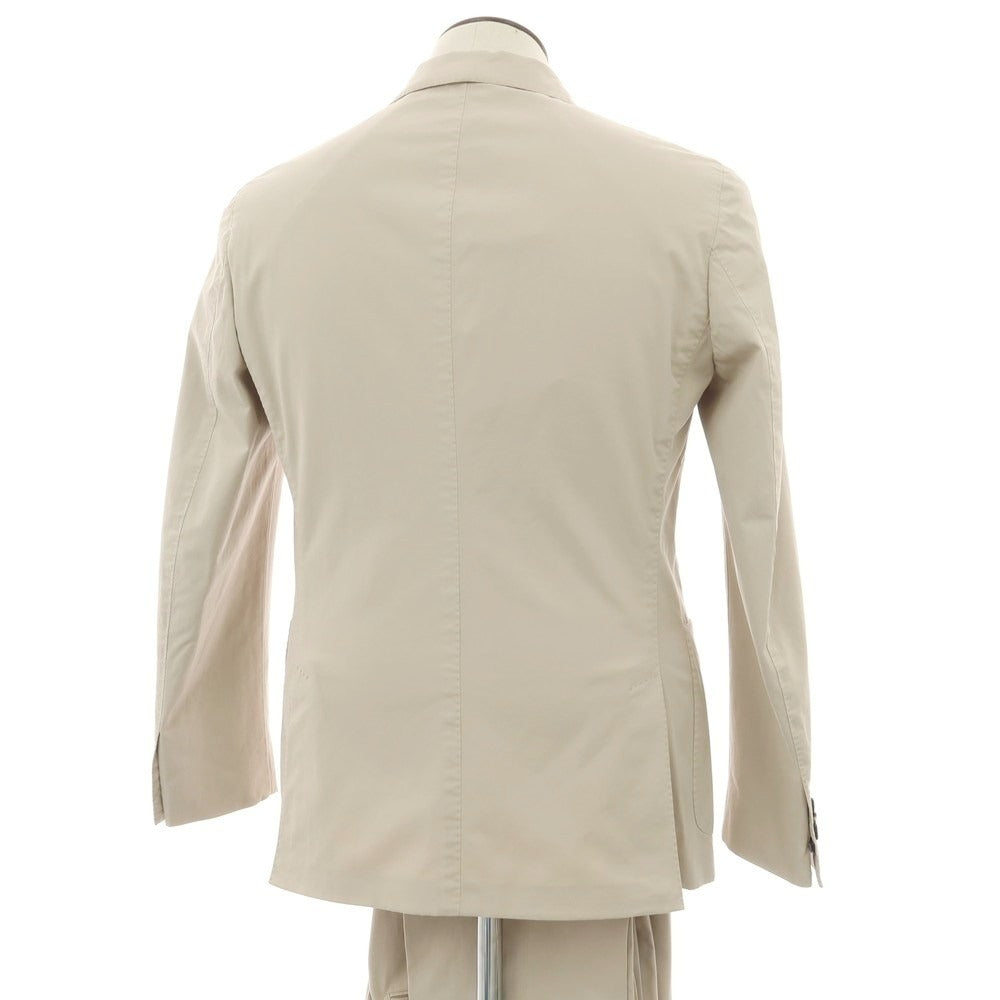 【新品】インコテックス スローウェア INCOTEX SLOWEAR ストレッチコットン 2つボタンスーツ サンドベージュ【 52 】【 状態ランクN 】【 メンズ 】