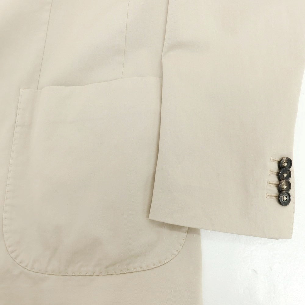 【新品アウトレット】インコテックス スローウェア INCOTEX SLOWEAR ストレッチコットン 2つボタンスーツ サンドベージュ【 54 】【 状態ランクN- 】【 メンズ 】