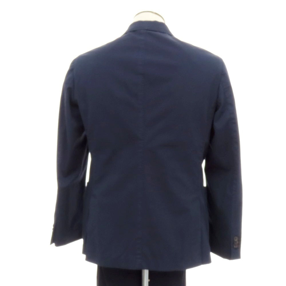 【新品】インコテックス スローウェア INCOTEX SLOWEAR ストレッチコットン 2つボタンスーツ ネイビー【 50 】【 状態ランクN 】【 メンズ 】