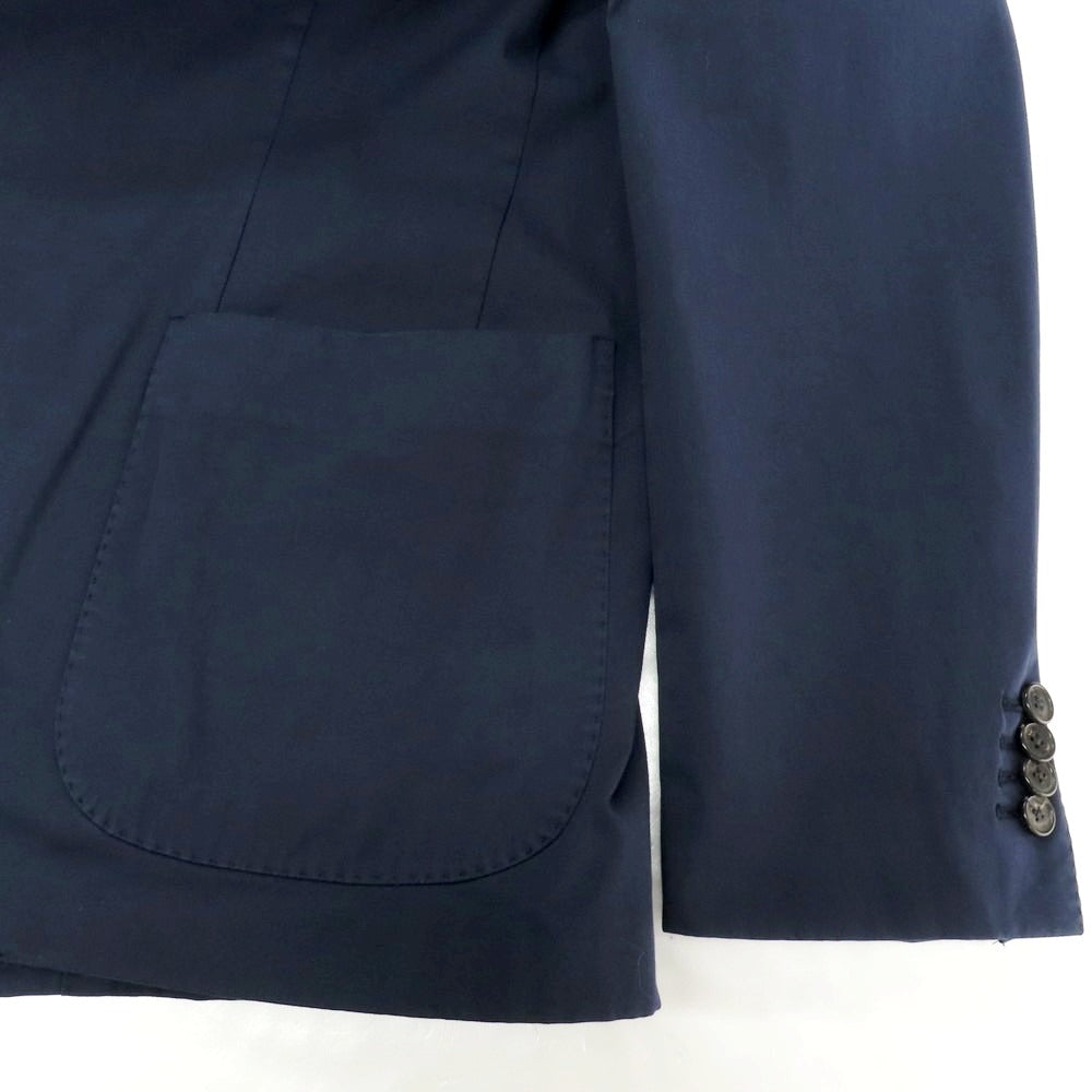 【新品】インコテックス スローウェア INCOTEX SLOWEAR ストレッチコットン 2つボタンスーツ ネイビー【サイズ54】【 状態ランクN 】【 メンズ 】 [EPD]