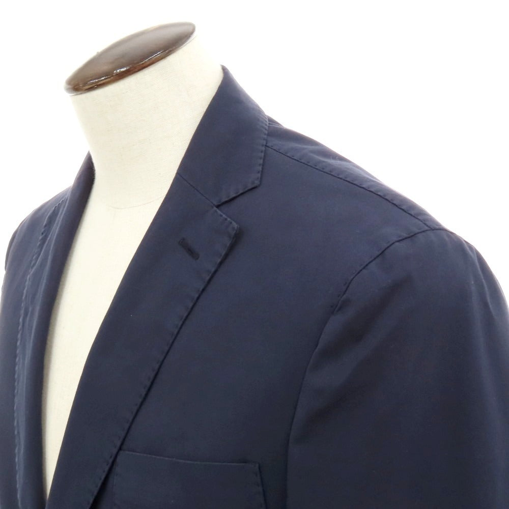 【新品】インコテックス スローウェア INCOTEX SLOWEAR ストレッチコットン 2つボタンスーツ ネイビー【サイズ54】【 状態ランクN 】【 メンズ 】 [EPD]