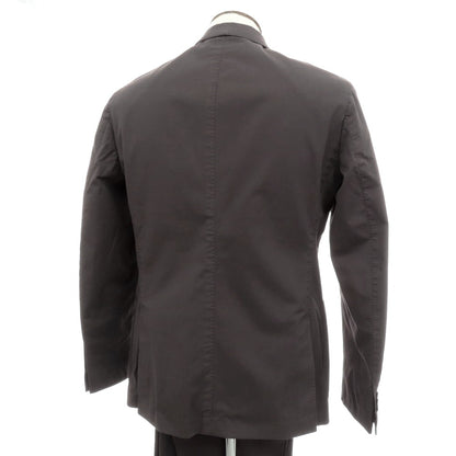 【新品】インコテックス スローウェア INCOTEX SLOWEAR ストレッチコットン 2つボタンスーツ ダークグレー【 52 】【 状態ランクN 】【 メンズ 】