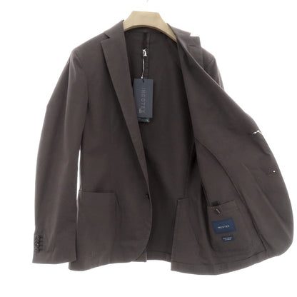 【新品】インコテックス スローウェア INCOTEX SLOWEAR ストレッチコットン 2つボタンスーツ ダークグレー【 52 】【 状態ランクN 】【 メンズ 】