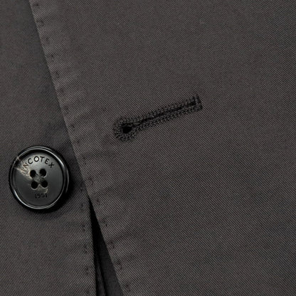 【新品】インコテックス スローウェア INCOTEX SLOWEAR ストレッチコットン 2つボタンスーツ ダークグレー【 52 】【 状態ランクN 】【 メンズ 】