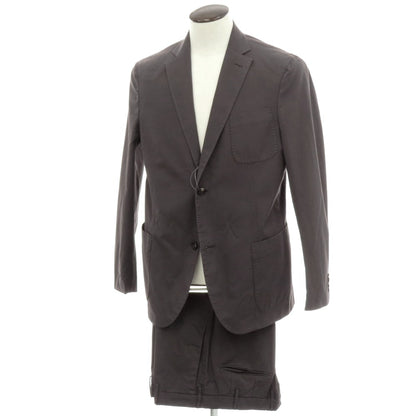 【新品】インコテックス スローウェア INCOTEX SLOWEAR ストレッチコットン 2つボタンスーツ ダークグレー【 54 】【 状態ランクN 】【 メンズ 】