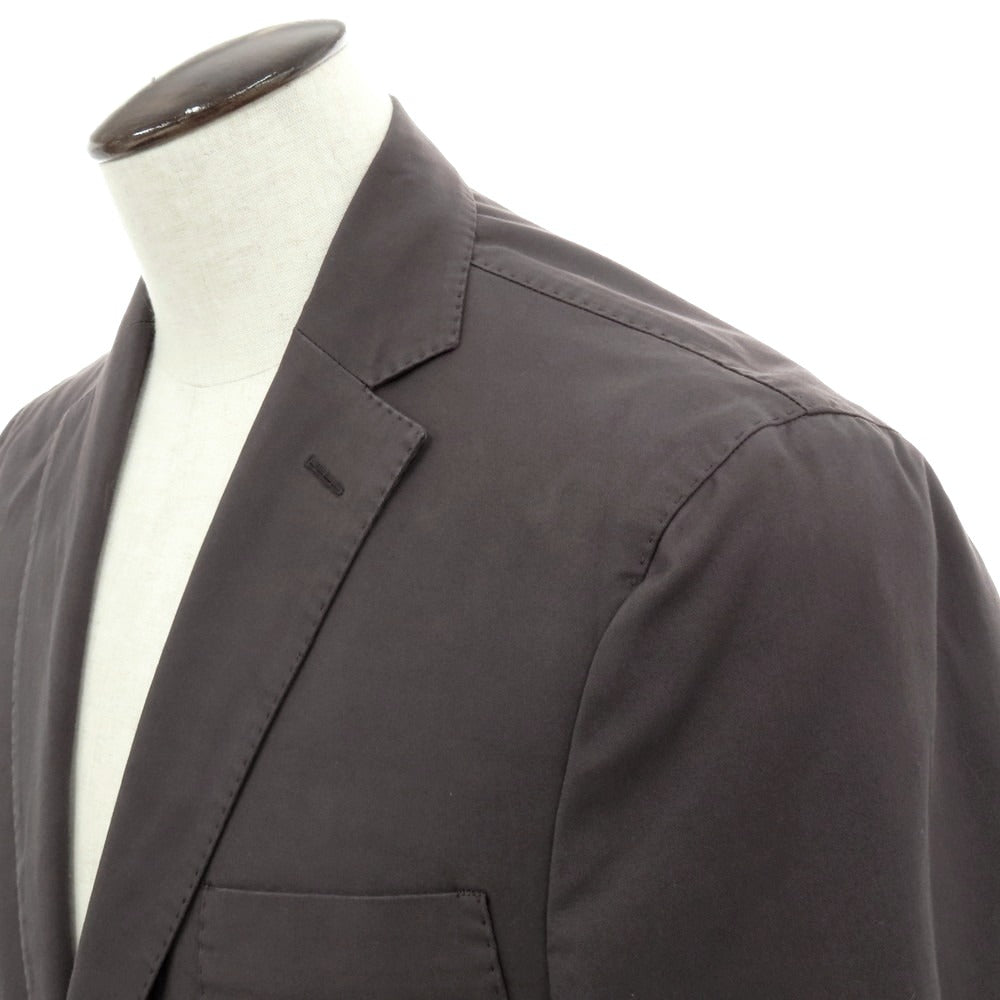 【新品】インコテックス スローウェア INCOTEX SLOWEAR ストレッチコットン 2つボタンスーツ ダークグレー【サイズ54】【 状態ランクN 】【 メンズ 】 [EPD]