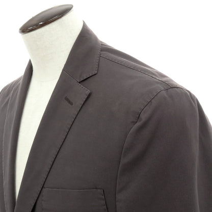 【新品】インコテックス スローウェア INCOTEX SLOWEAR ストレッチコットン 2つボタンスーツ ダークグレー【サイズ54】【 状態ランクN 】【 メンズ 】 [EPD]