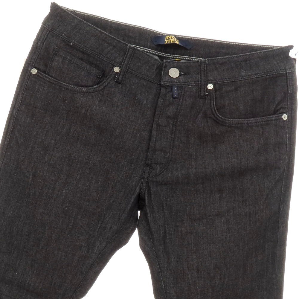 【新品】インコテックス ブルーディヴィジョン INCOTEX BLUE DIVISION ストレッチ コットンレーヨンポリエステル デニムパンツ ジーンズ ブラック【 34 】【 状態ランクN 】【 メンズ 】