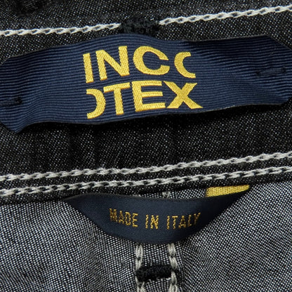【新品】インコテックス ブルーディヴィジョン INCOTEX BLUE DIVISION ストレッチ コットンレーヨンポリエステル デニムパンツ ジーンズ ブラック【 34 】【 状態ランクN 】【 メンズ 】