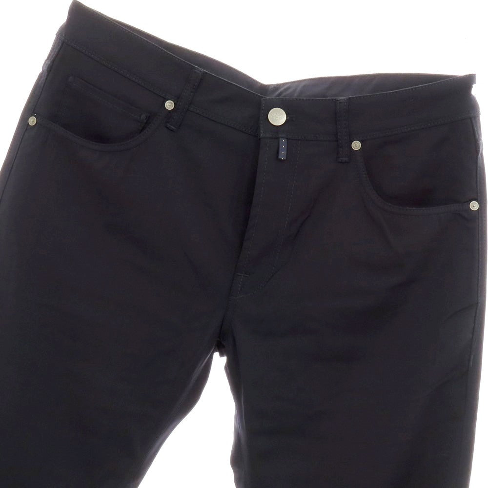 【新品】インコテックス ブルーディヴィジョン INCOTEX BLUE DIVISION ストレッチ ウール 5ポケットパンツ ネイビー【 33 】【 状態ランクN 】【 メンズ 】