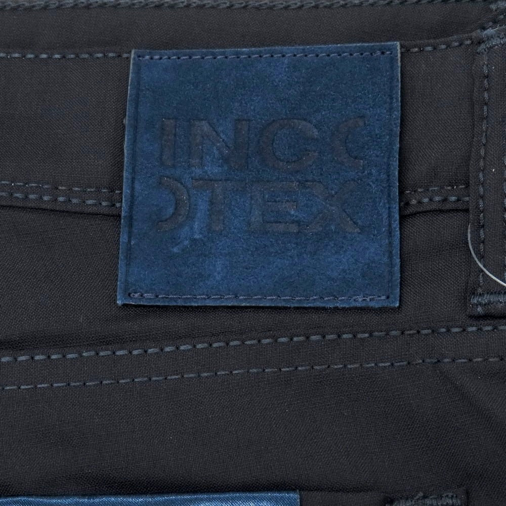 【新品】インコテックス ブルーディヴィジョン INCOTEX BLUE DIVISION ストレッチ ウール 5ポケットパンツ ネイビー【 33 】【 状態ランクN 】【 メンズ 】