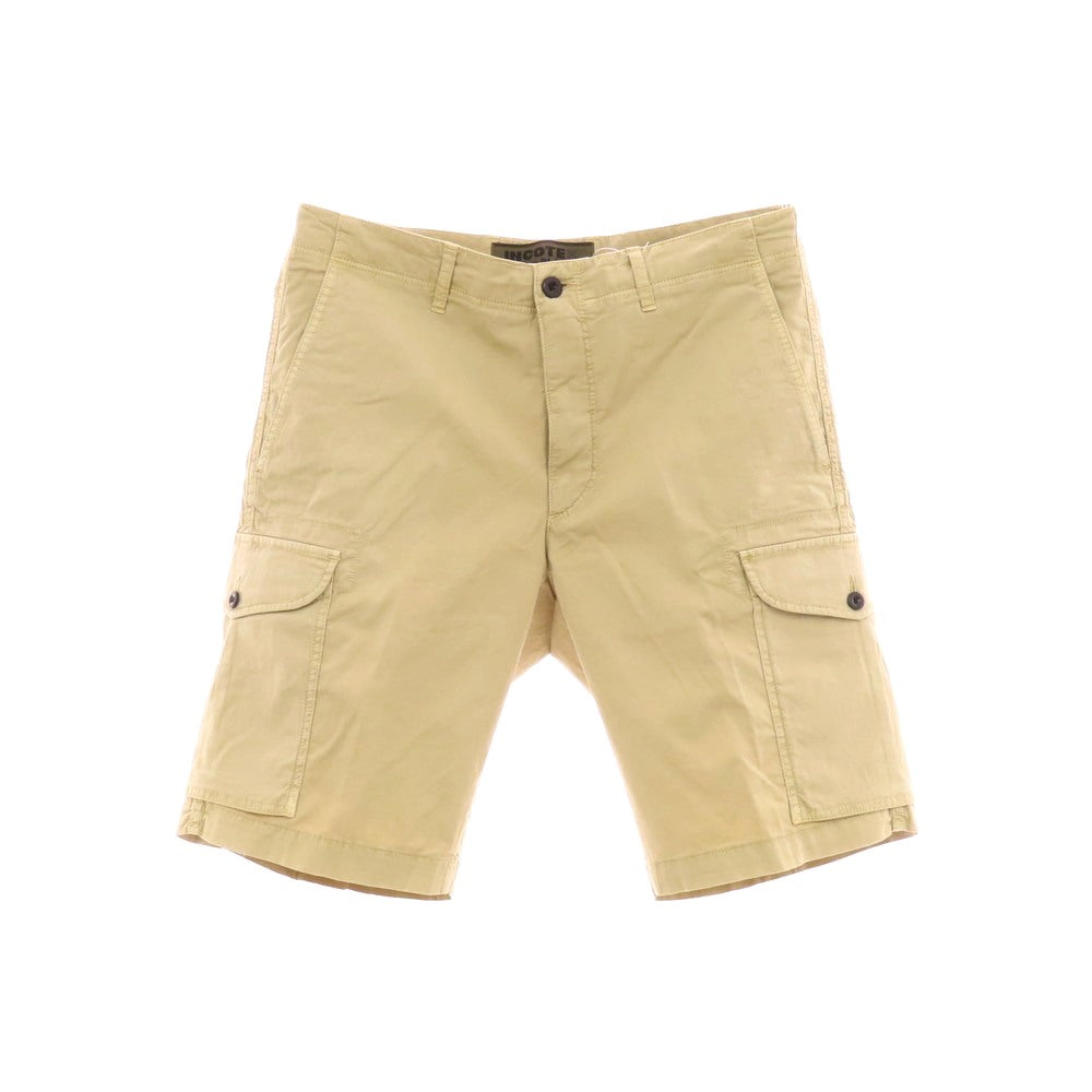 【新品アウトレット】インコテックス スラックス INCOTEX SLACKS ストレッチ コットン カーゴ ショートパンツ ベージュ【 33 】【 状態ランクN- 】【 メンズ 】