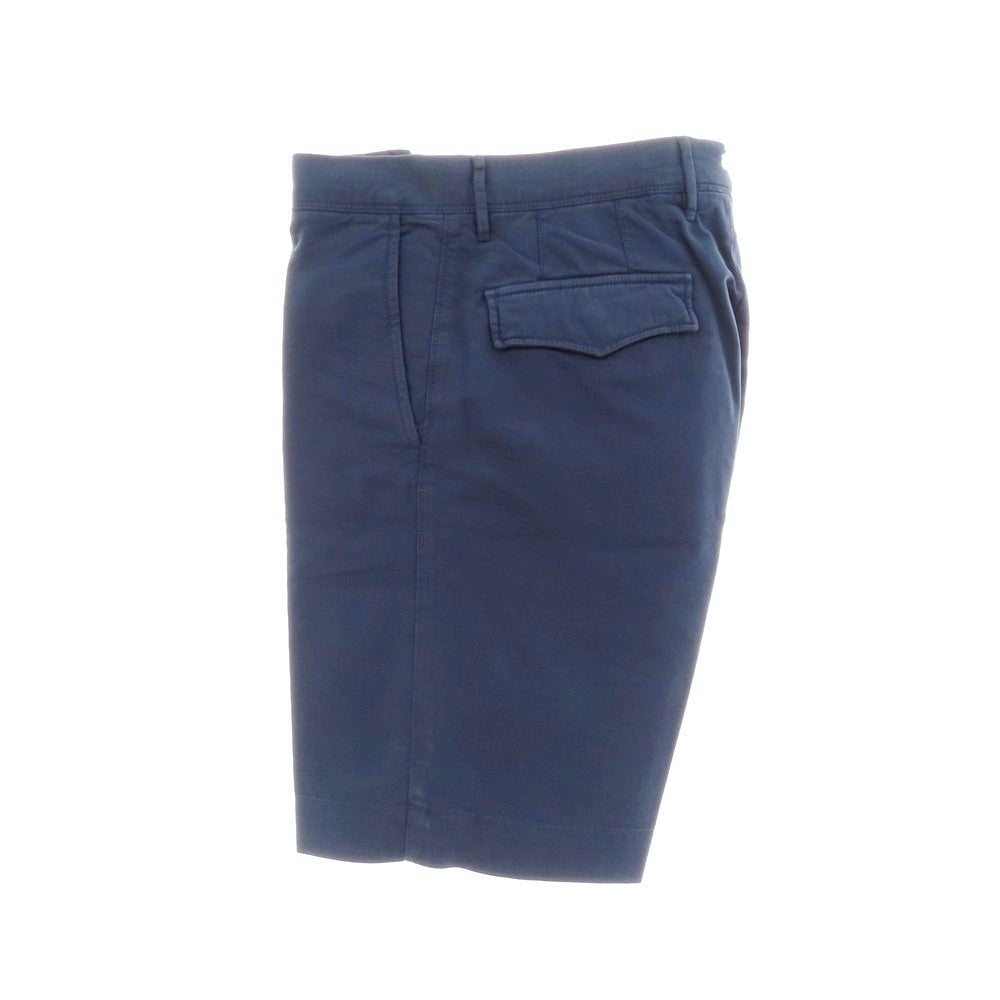 【新品】インコテックス スラックス INCOTEX SLACKS ストレッチ コットン ショートパンツ ネイビー【 31 】【 状態ランクN 】【 メンズ 】