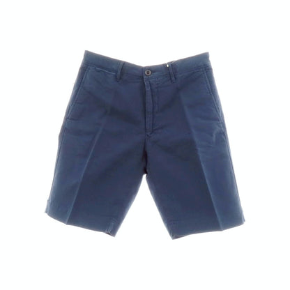 【新品アウトレット】インコテックス スラックス INCOTEX SLACKS ストレッチ コットン ショートパンツ ネイビー【 33 】【 状態ランクN- 】【 メンズ 】