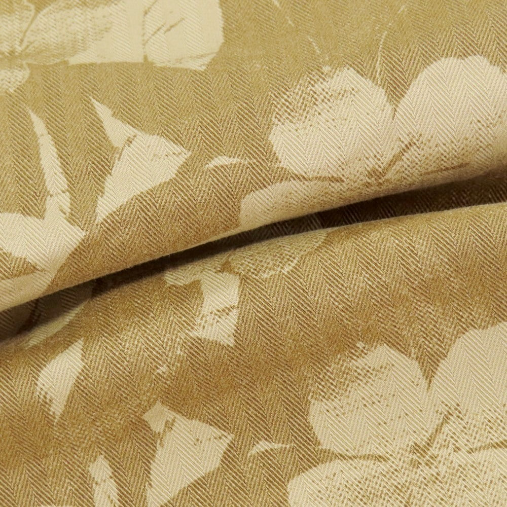 【新品】インコテックス スラックス INCOTEX SLACKS ストレッチ ヘリンボーンコットン ボタニカル柄 ショートパンツ ベージュxカーキブラウン【 31 】【 状態ランクN 】【 メンズ 】