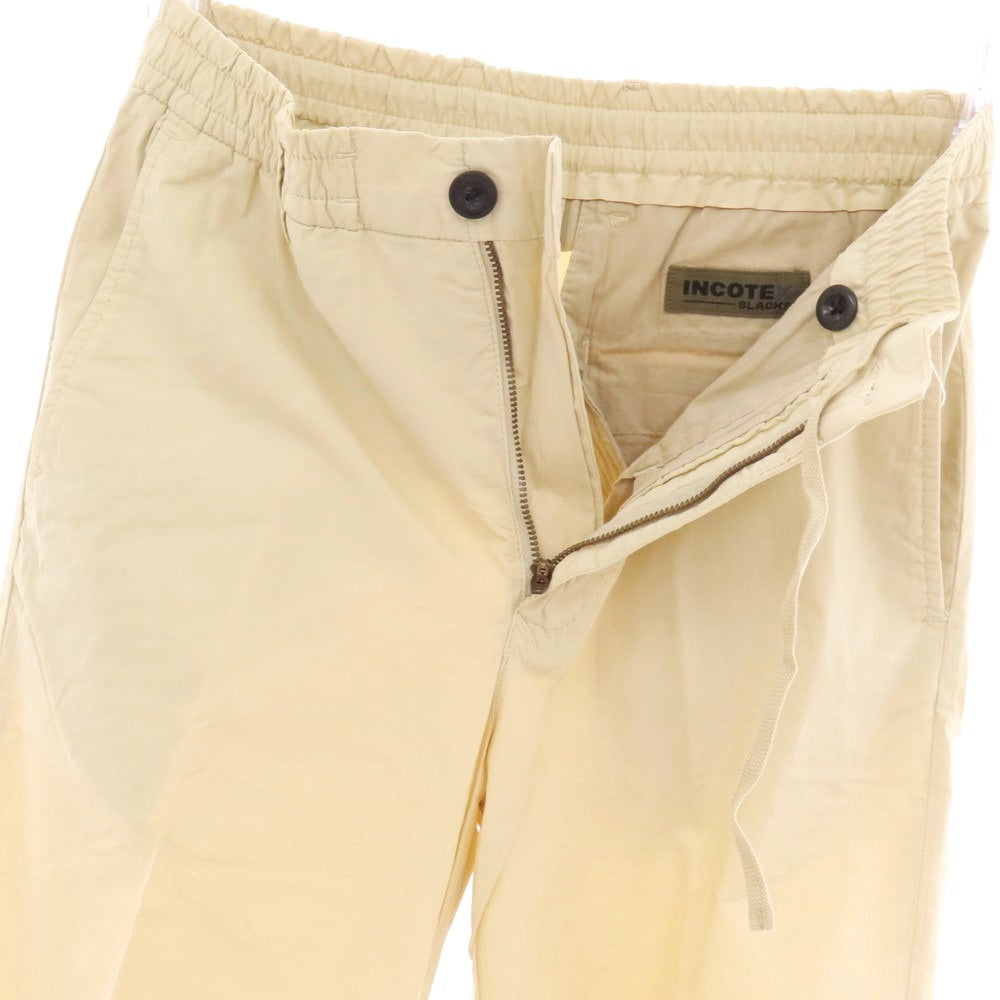【新品アウトレット】インコテックス スラックス INCOTEX SLACKS ストレッチ コットン イージースラックスパンツ ライトベージュ【サイズ28】【 状態ランクN- 】【 メンズ 】 [EPD]