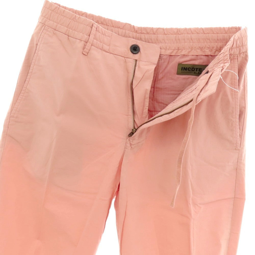【新品】インコテックス スラックス INCOTEX SLACKS ストレッチ コットン イージースラックスパンツ ピンク【サイズ30】【 状態ランクN 】【 メンズ 】 [EPD]