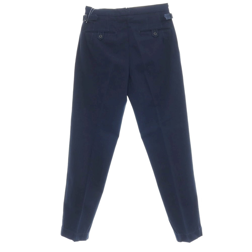 【新品】インコテックス スラックス INCOTEX SLACKS ツイルコットン カジュアルスラックスパンツ ネイビー【サイズ30】【 状態ランクN 】【 メンズ 】