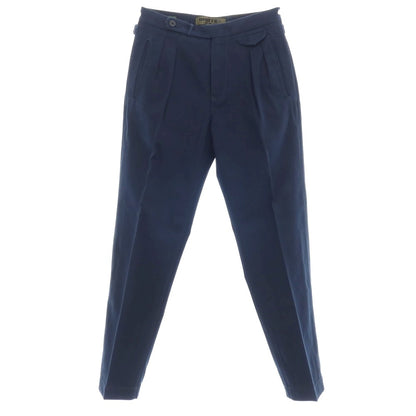 【新品】インコテックス スラックス INCOTEX SLACKS ツイルコットン カジュアルスラックスパンツ ネイビー【サイズ31】【 状態ランクN 】【 メンズ 】