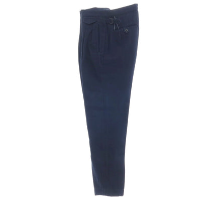 【新品】インコテックス スラックス INCOTEX SLACKS ツイルコットン カジュアルスラックスパンツ ネイビー【サイズ31】【 状態ランクN 】【 メンズ 】