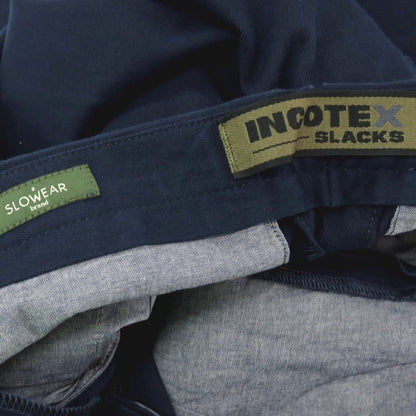 【新品】インコテックス スラックス INCOTEX SLACKS ツイルコットン カジュアルスラックスパンツ ネイビー【サイズ31】【 状態ランクN 】【 メンズ 】