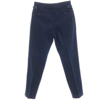 【新品】インコテックス スラックス INCOTEX SLACKS ツイルコットン カジュアルスラックスパンツ ネイビー【サイズ33】【 状態ランクN 】【 メンズ 】