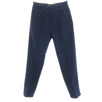【新品】インコテックス スラックス INCOTEX SLACKS ツイルコットン カジュアルスラックスパンツ ネイビー【サイズ31】【 状態ランクN 】【 メンズ 】