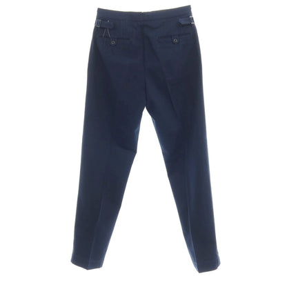 【新品】インコテックス スラックス INCOTEX SLACKS ツイルコットン カジュアルスラックスパンツ ネイビー【サイズ31】【 状態ランクN 】【 メンズ 】