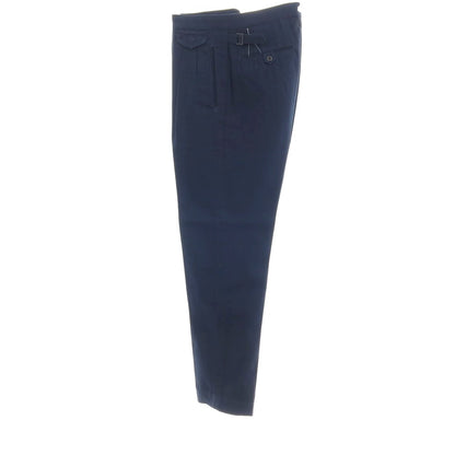 【新品】インコテックス スラックス INCOTEX SLACKS ツイルコットン カジュアルスラックスパンツ ネイビー【サイズ31】【 状態ランクN 】【 メンズ 】