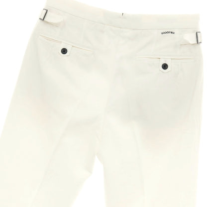 【中古】インコテックス スラックス INCOTEX SLACKS ツイルコットン カジュアルスラックスパンツ ホワイト【サイズ32】【 状態ランクB 】【 メンズ 】