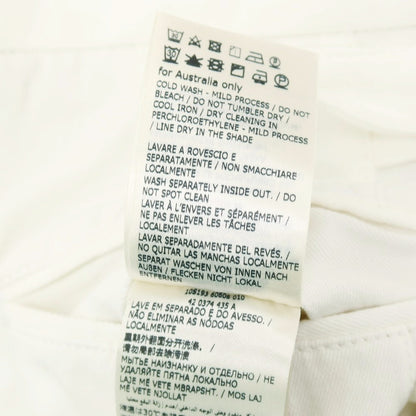 【中古】インコテックス スラックス INCOTEX SLACKS ツイルコットン カジュアルスラックスパンツ ホワイト【サイズ32】【 状態ランクB 】【 メンズ 】