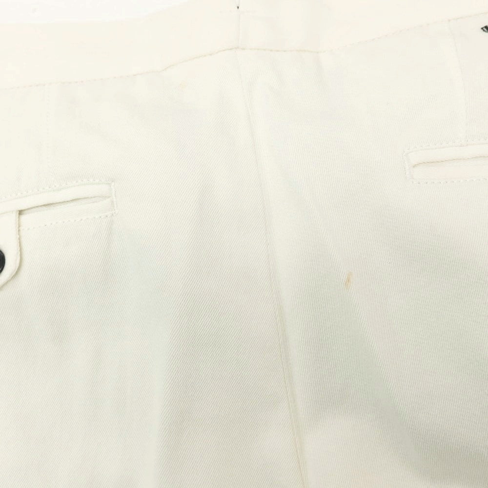 【中古】インコテックス スラックス INCOTEX SLACKS ツイルコットン カジュアルスラックスパンツ ホワイト【サイズ32】【 状態ランクB 】【 メンズ 】