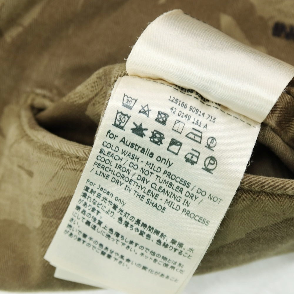 【新品】インコテックス スラックス INCOTEX SLACKS ストレッチ ボタニカル プリント イージーカジュアルスラックスパンツ オリーブグリーン【サイズ34】【 状態ランクN 】【 メンズ 】