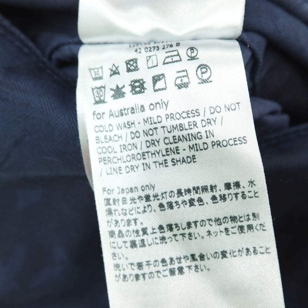 【新品】インコテックス スラックス INCOTEX SLACKS ストレッチ ボタニカル プリント イージーカジュアルスラックスパンツ ネイビー【サイズ34】【 状態ランクN 】【 メンズ 】