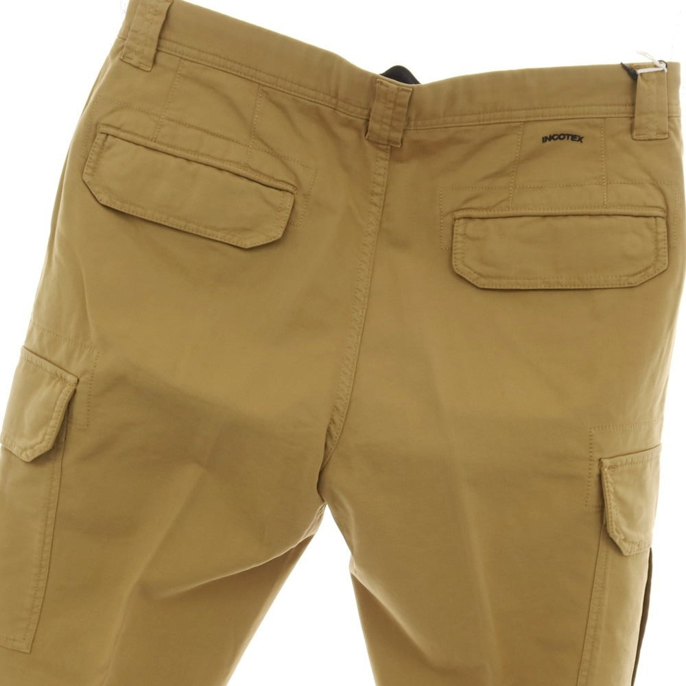 【新品】インコテックス スラックス INCOTEX SLACKS ストレッチ コットン カーゴパンツ ベージュ【サイズ34】【 状態ランクN 】【 メンズ 】