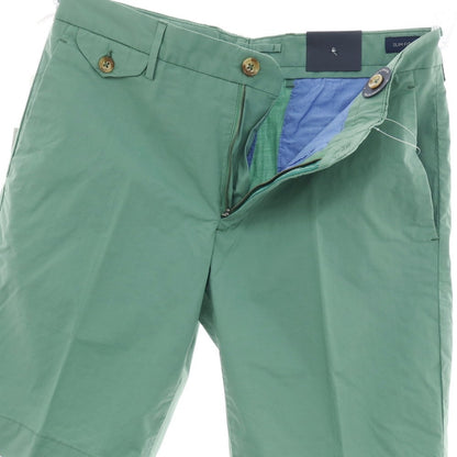 【新品】インコテックス スローウェア INCOTEX SLOWEAR SUMMER POPELINO ストレッチ コットン ショートパンツ セージグリーン【サイズ46】【 状態ランクN 】【 メンズ 】