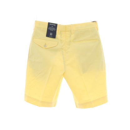 【新品】インコテックス スローウェア INCOTEX SLOWEAR SUMMER POPELINO ストレッチ コットン ショートパンツ ライトイエロー【サイズ44】【 状態ランクN 】【 メンズ 】