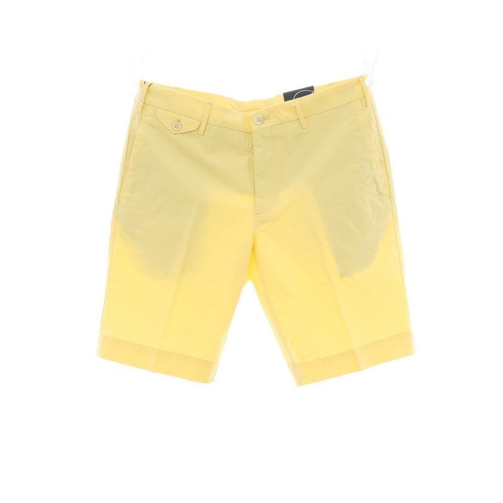 【新品】インコテックス スローウェア INCOTEX SLOWEAR SUMMER POPELINO ストレッチ コットン ショートパンツ ライトイエロー【サイズ50】【 状態ランクN 】【 メンズ 】