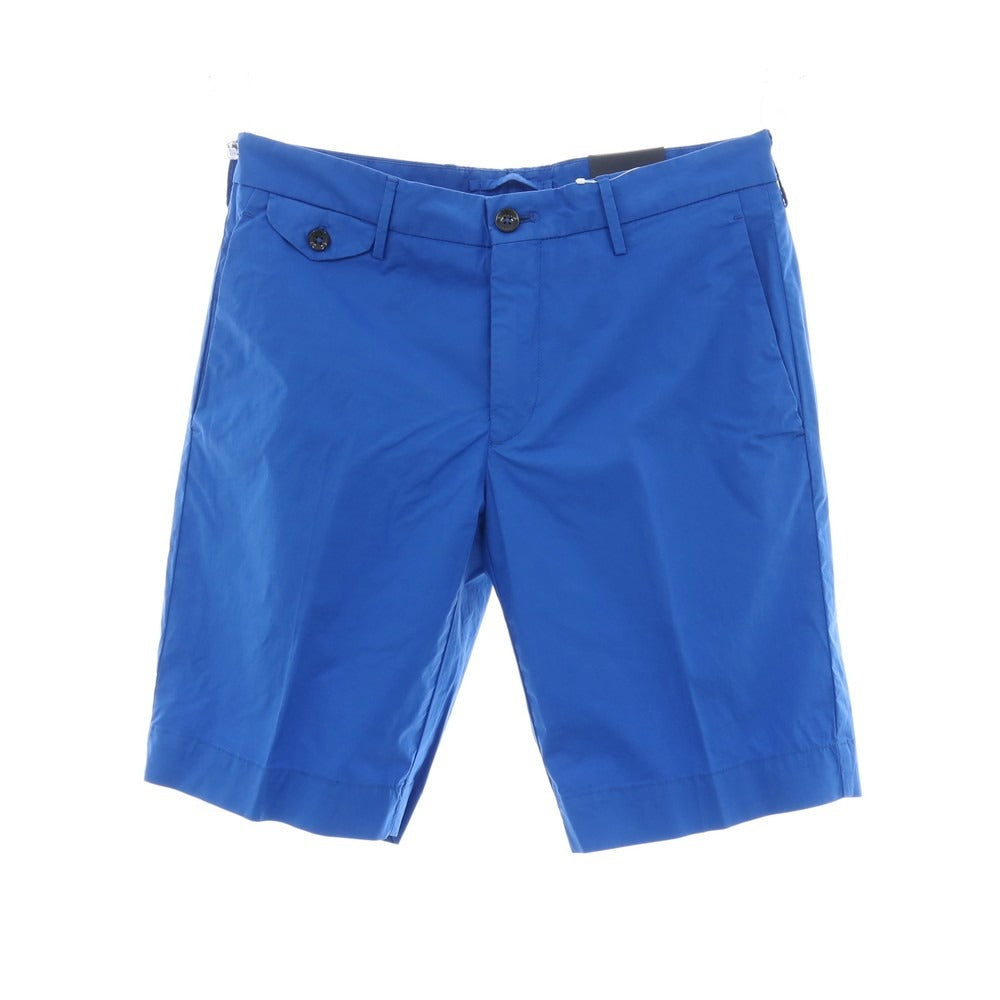【新品】インコテックス スローウェア INCOTEX SLOWEAR SUMMER POPELINO ストレッチ コットン ショートパンツ ブルー【サイズ48】【 状態ランクN 】【 メンズ 】