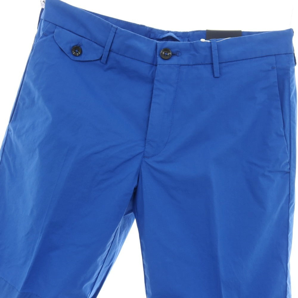 【新品】インコテックス スローウェア INCOTEX SLOWEAR SUMMER POPELINO ストレッチ コットン ショートパンツ ブルー【サイズ48】【 状態ランクN 】【 メンズ 】