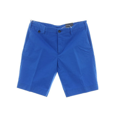【新品】インコテックス スローウェア INCOTEX SLOWEAR SUMMER POPELINO ストレッチ コットン ショートパンツ ブルー【サイズ50】【 状態ランクN 】【 メンズ 】