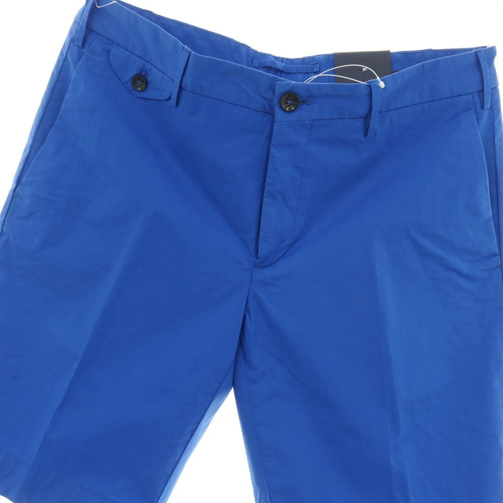 【新品】インコテックス スローウェア INCOTEX SLOWEAR SUMMER POPELINO ストレッチ コットン ショートパンツ ブルー【サイズ50】【 状態ランクN 】【 メンズ 】