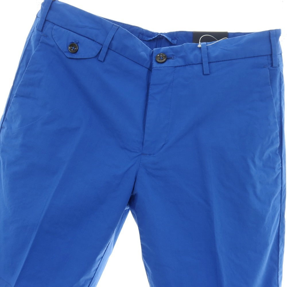 【新品】インコテックス スローウェア INCOTEX SLOWEAR SUMMER POPELINO ストレッチ コットン ショートパンツ ブルー【サイズ46】【 状態ランクN 】【 メンズ 】