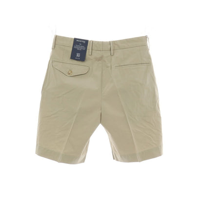 【新品】インコテックス スローウェア INCOTEX SLOWEAR SUMMER POPELINO ストレッチ コットン ショートパンツ ベージュ【サイズ44】【 状態ランクN 】【 メンズ 】