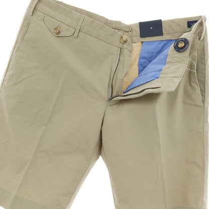 【新品】インコテックス スローウェア INCOTEX SLOWEAR SUMMER POPELINO ストレッチ コットン ショートパンツ ベージュ【サイズ52】【 状態ランクN 】【 メンズ 】